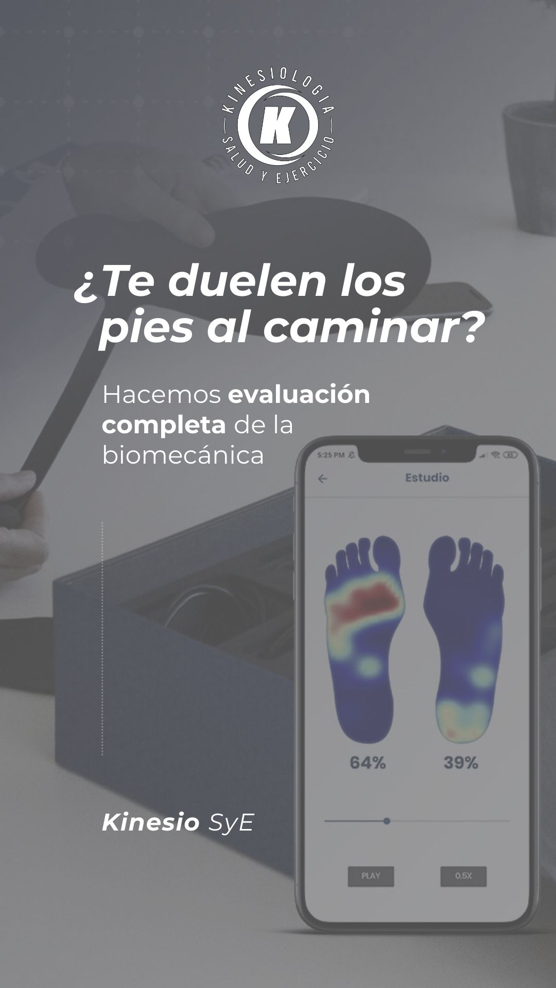 Plantillas a medida con estudio biomecánico